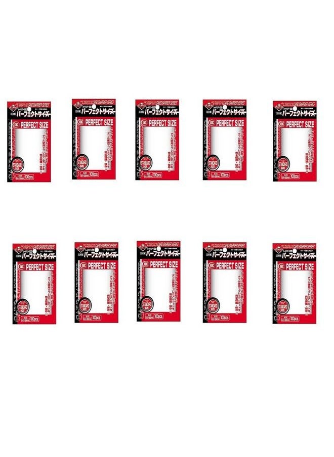 KMC - 100 Card Barrier Perfect Size (10 Packs/Total 1000) - Image 1