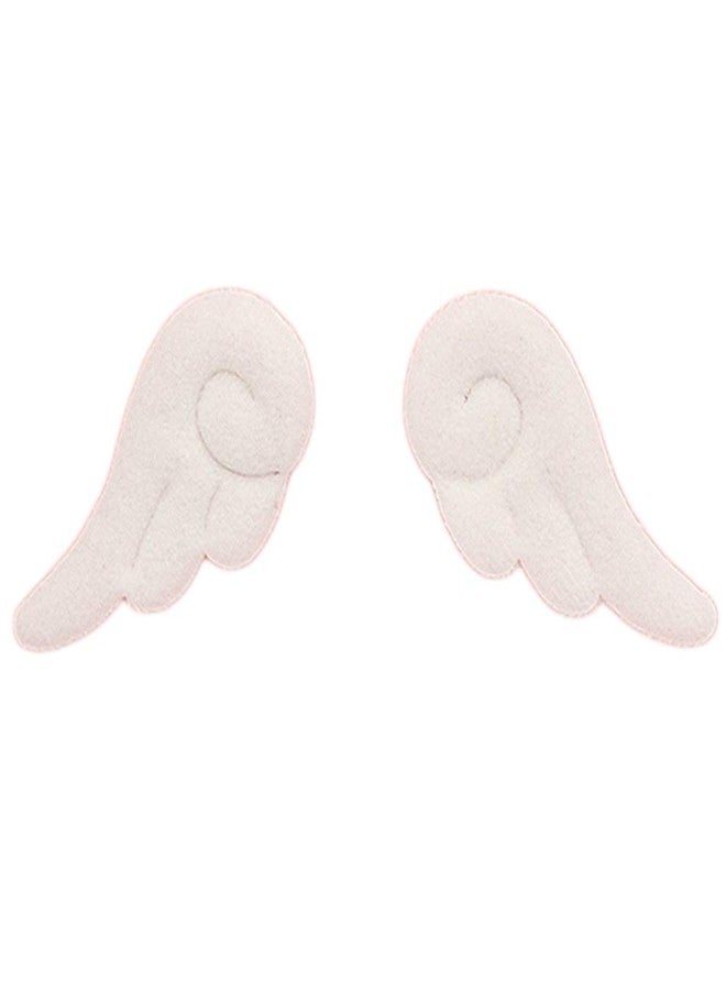 RAINDEWLL Kawaii Angle Wings Hair Clip Anime Plush Cute Hair Pin Accessories 1 Pair - White - Image 1