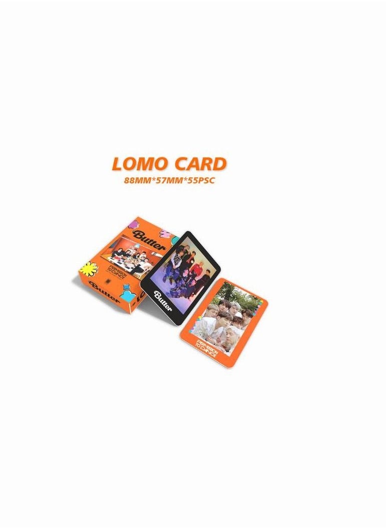 Generic 142-PCS KPOP Korean Popular Men's Group BTS New Album Butter Gift Box Set，Keychain Pendant Key，Sticker ect，Photo Card for Army Boys and Girls  - Image 2