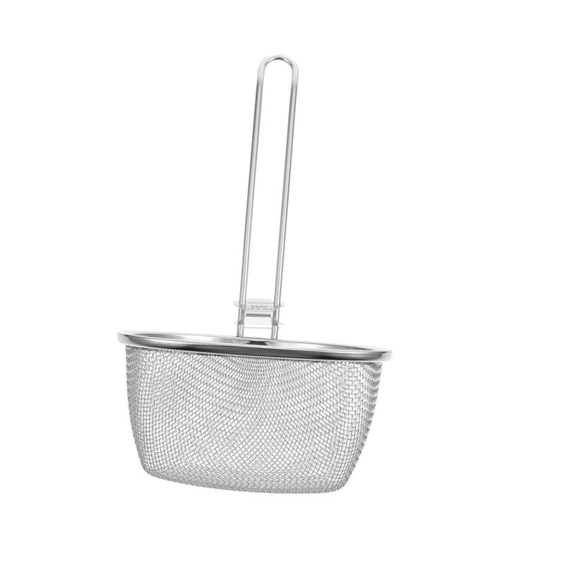 Stainless Steel Fine Mesh Strainer Hot Pot Colander Skimmer With Hanging Design - Image 2