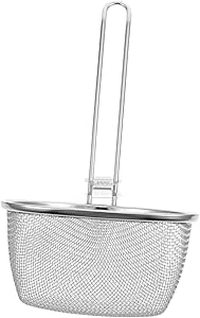 Stainless Steel Fine Mesh Strainer Hot Pot Colander Skimmer With Hanging Design - Image 1