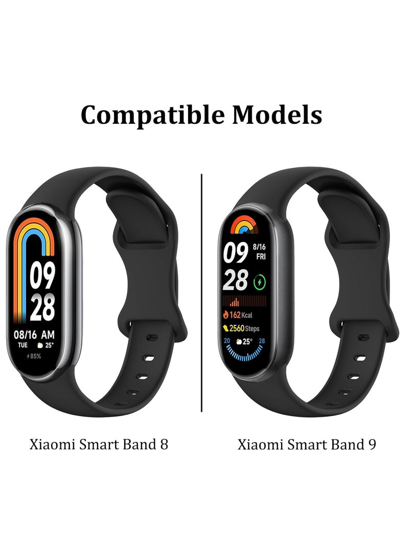 Stainless Steel Strap Replacement for Xiaomi Mi Band 9/8,Adjustable Metal Replacement Strap with Magnetic Buckle for Xiaomi Mi Band 9/8 for Women Men,Grey - Image 5