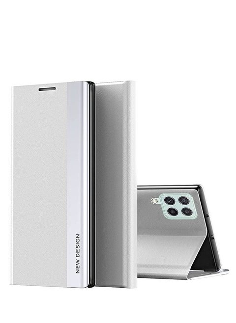 Samsung Galaxy A22 5G Flip Phone Case Silver
