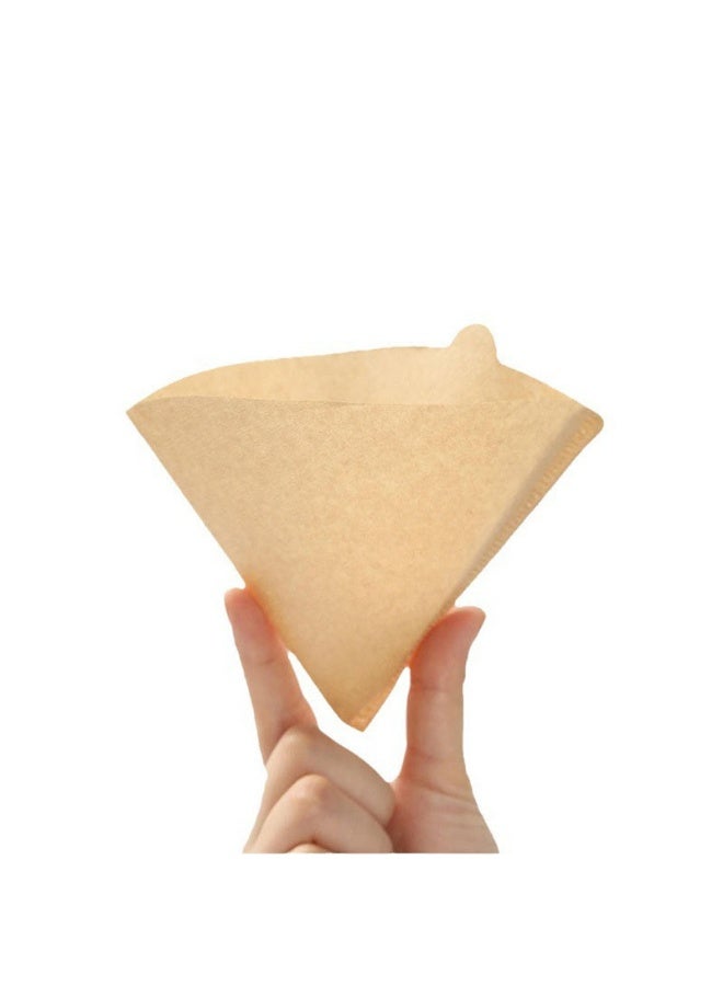 100 Piece Coffee Paper Filter V60 Size 02 Cone Coffee Paper Filters 2-4 Cup Compatible with Pour Over and Drip Coffee Maker - Image 2
