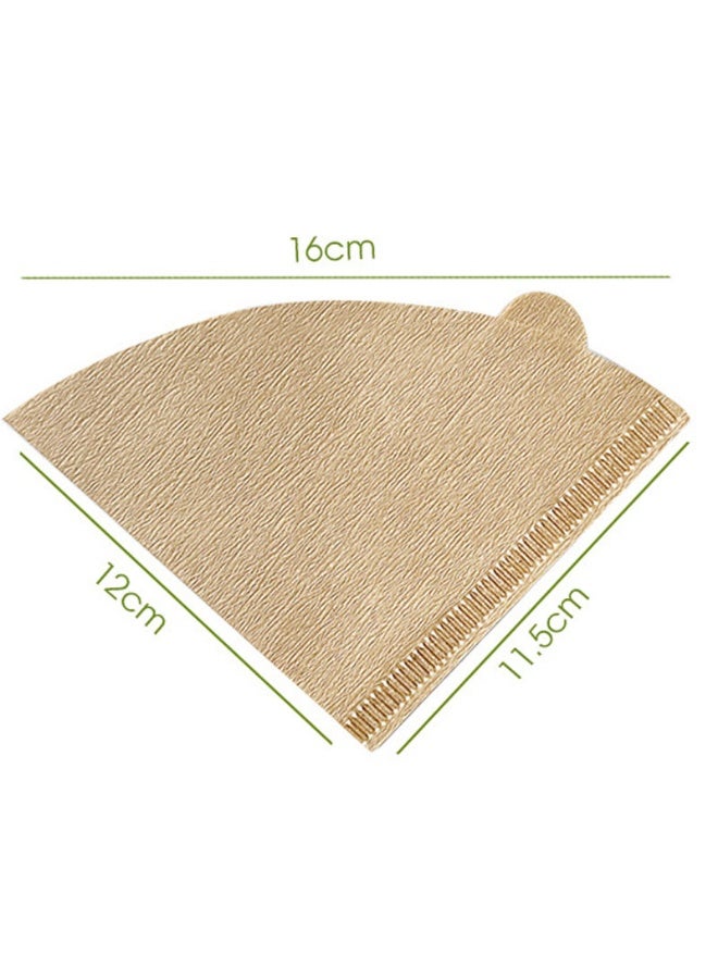 100 Piece Coffee Paper Filter V60 Size 02 Cone Coffee Paper Filters 2-4 Cup Compatible with Pour Over and Drip Coffee Maker - Image 3