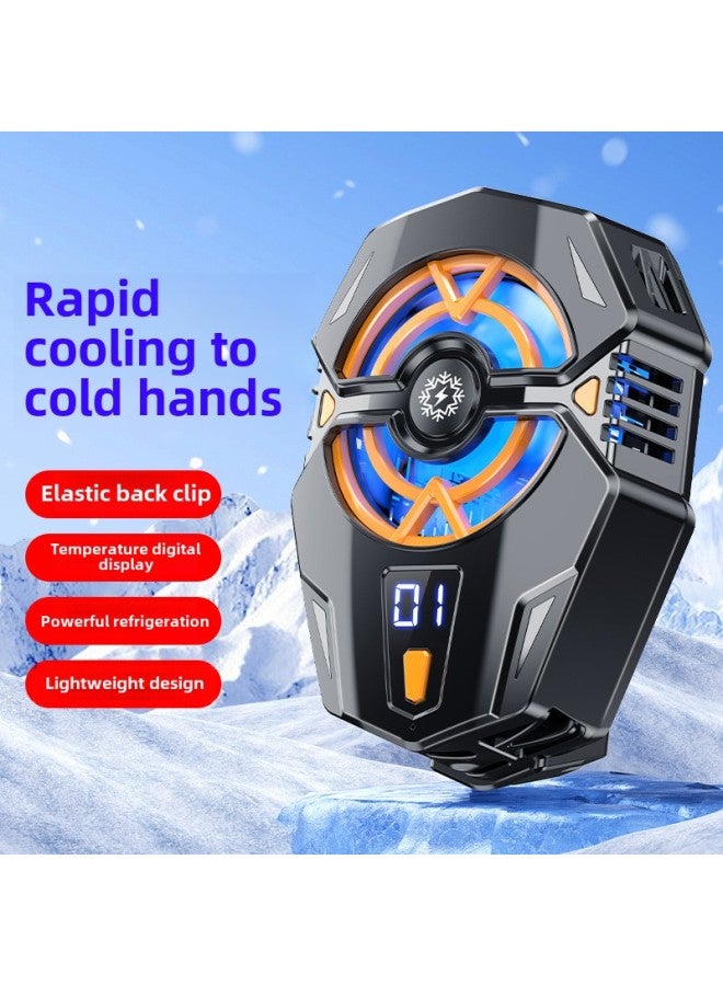 Shake 2025 With J20 Semiconductor Mobile Phone Radiator Noise Is Small, Three-speed Adjustable With Digital Display Game-Color:J20a Digital Display Electroplating Model - Image 4