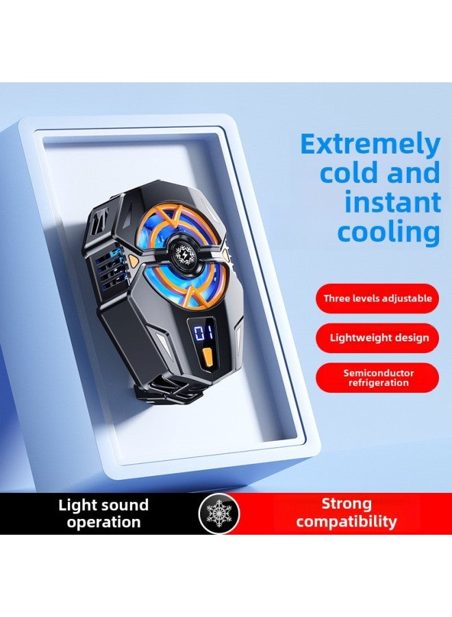 Shake 2025 With J20 Semiconductor Mobile Phone Radiator Noise Is Small, Three-speed Adjustable With Digital Display Game-Color:J20a Digital Display Electroplating Model - Image 3