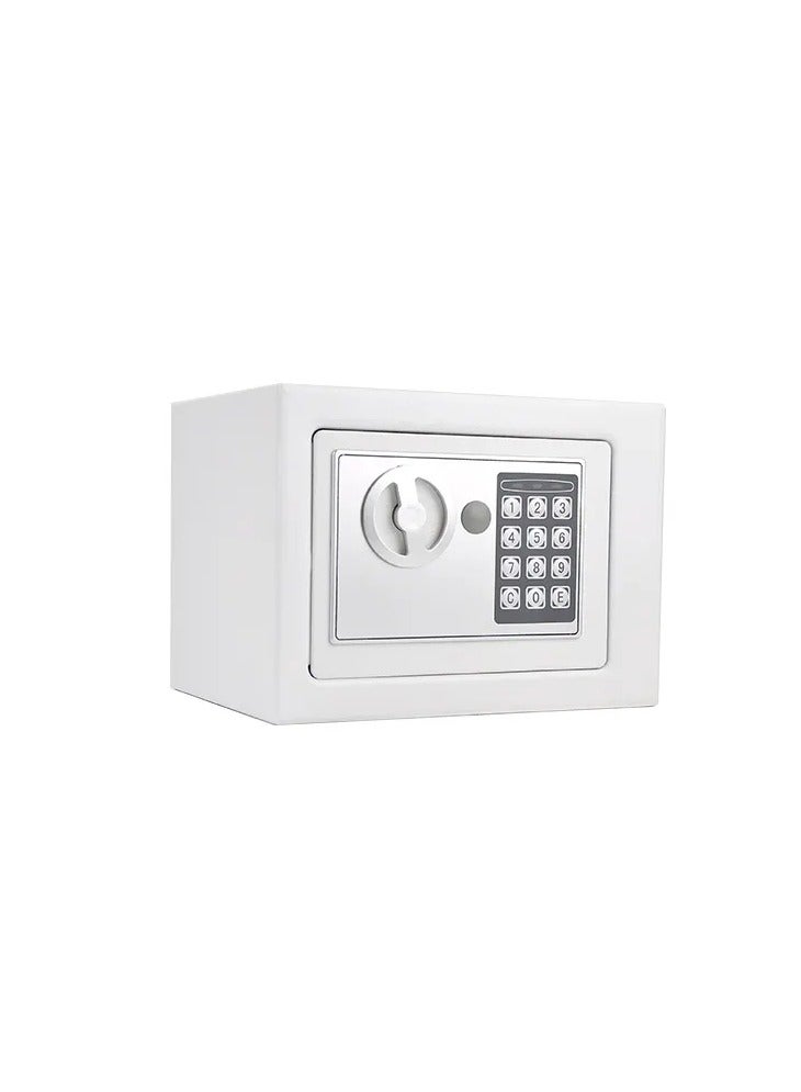 Generic Security Safe Box, Digital Electronic Steel Safe Box with Keypad and Manual Override Keys – Protect Money, Jewelry, Passports, for Home, Business, or Travel – White  - Image 2
