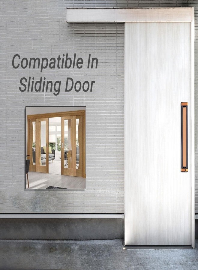 VOLO Grey Rose Gold Finish Concealed Handle - Sleek & Durable Sliding Door Handle for Cabinets, Wardrobes, and Room Doors (Model: Conceal 38) | Pack of 2 | 288MM (12 Inch) - Image 5