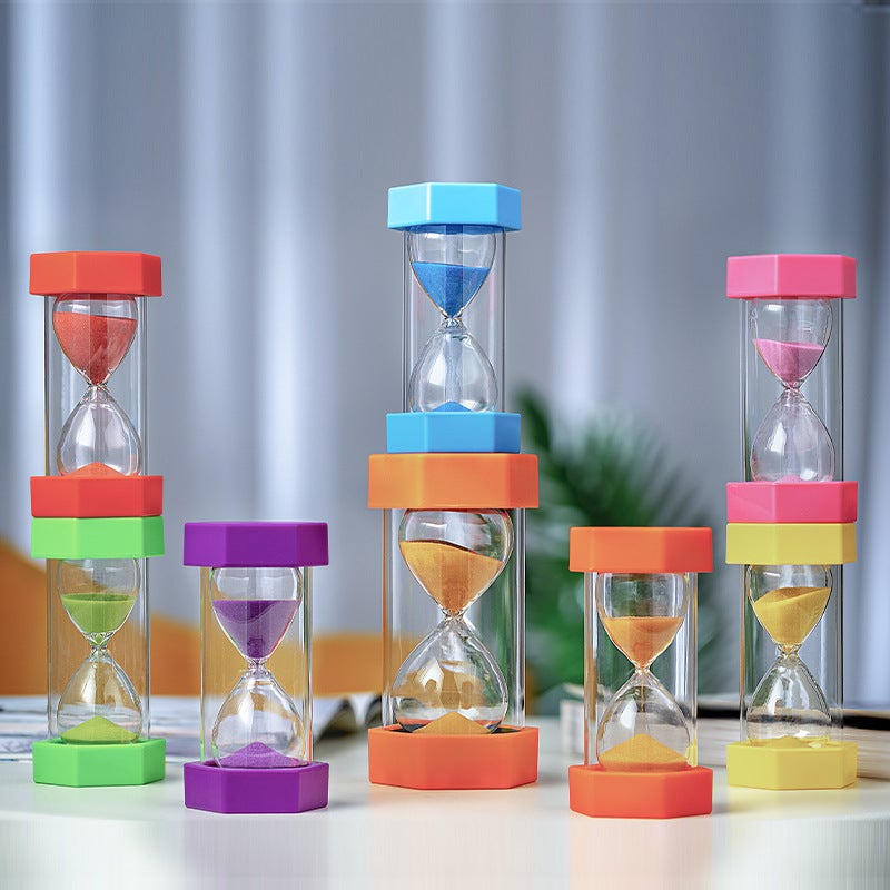 Plastic Hexagonal Hourglass Kidsren'S Learning Toys Anti-Fall Timer Gift Hourglass 30 Minutes Home Furnishings - Image 2