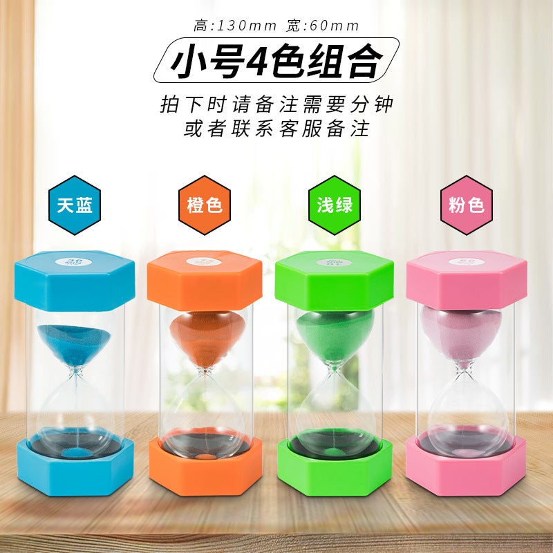 Plastic Hexagonal Hourglass Kidsren'S Learning Toys Anti-Fall Timer Gift Hourglass 30 Minutes Home Furnishings - Image 5