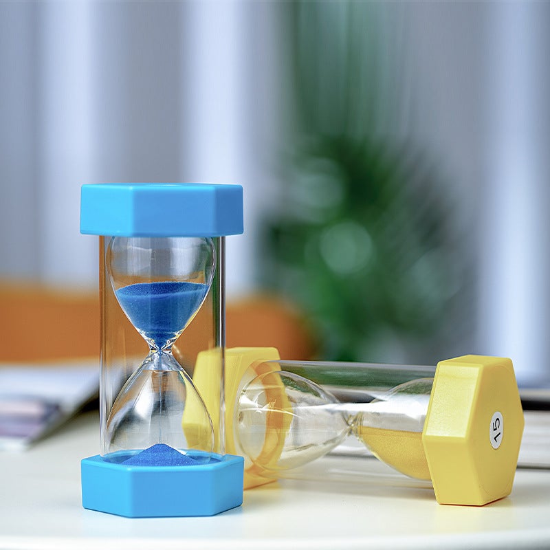 Plastic Hexagonal Hourglass Kidsren'S Learning Toys Anti-Fall Timer Gift Hourglass 30 Minutes Home Furnishings - Image 4