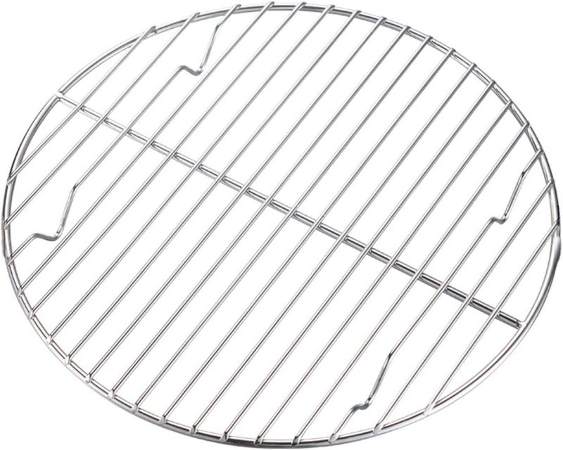 camping moon CAMPINGMOON φ9.45inch/φ24cm Round Stainless Steel Roasting Baking Steaming Cooling Rack Cooking Grid Grill Fits for 12-inch Dutch Oven W24 - Image 1