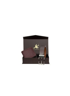 HORNBULL HORNBULL Men's Brown Wallet and Belt Combo | Gift Set for Men | Mens Leather Wallet | Wallets Men Leather BW69187  - Image 1