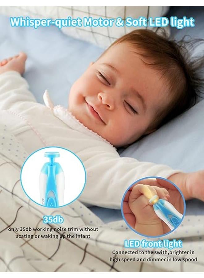 ماكينة تشذيب أظافر الأطفال الكهربائية، مقص أظافر الأطفال لأصابع القدم والأصابع - Image 4