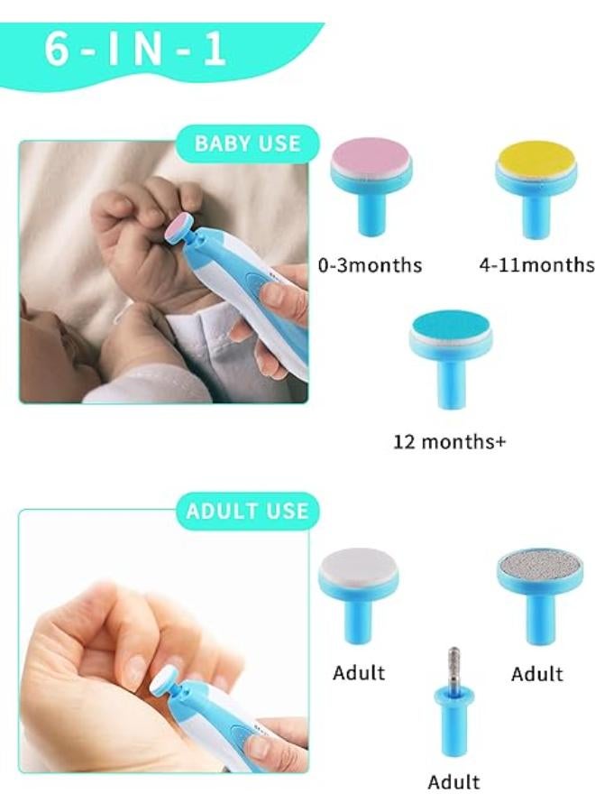 ماكينة تشذيب أظافر الأطفال الكهربائية، مقص أظافر الأطفال لأصابع القدم والأصابع - Image 3