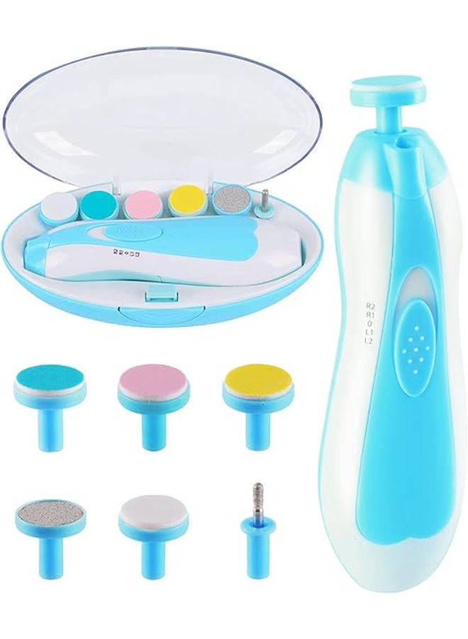 ماكينة تشذيب أظافر الأطفال الكهربائية، مقص أظافر الأطفال لأصابع القدم والأصابع - Image 1