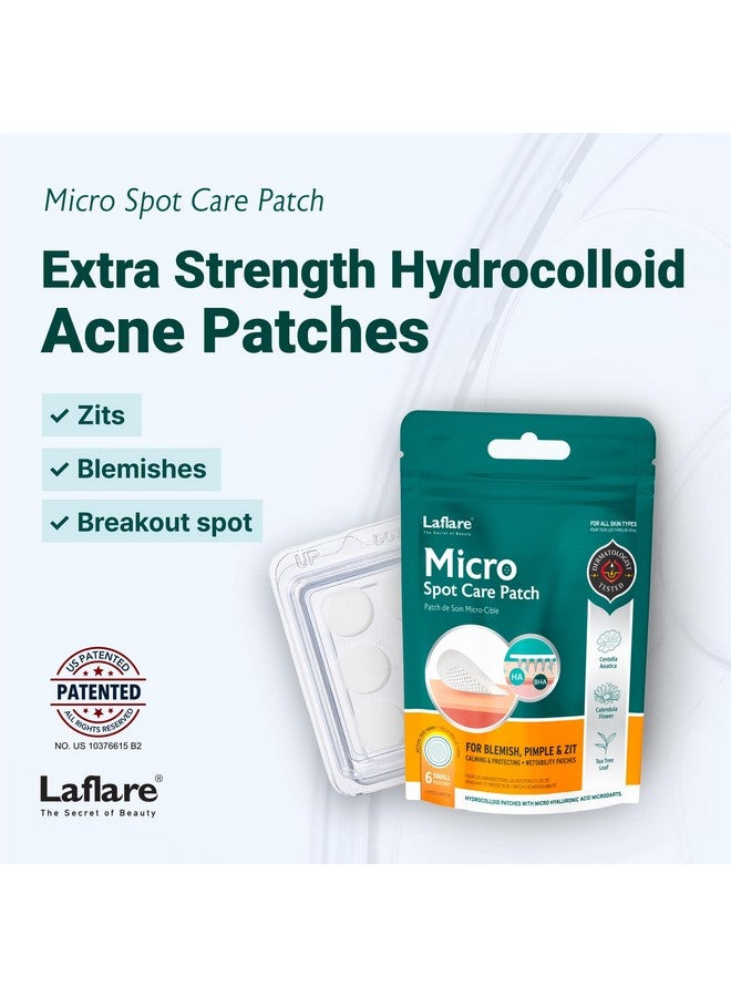 لافلير رقعة ميكرو سبوت كير ذاتية الذوبان من ميكرودارت لعلاج حب الشباب والبقع التي تستهدف البقع المبكرة للمكفوفين التي يصعب الوصول إلى حب الشباب للوجه والبشرة. حاصلة على براءة اختراع (متوسطة 17 ملم) - Image 4