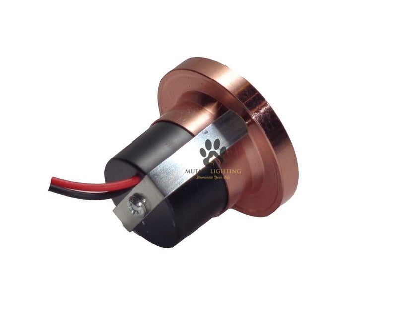 Mufasa 3 Watts Rose Gold Body 2.8CM DIAMETER LED Ceiling COB Spot, Focus, Down Light, Round, Ceiling Pop Light (Please Check Dimensions Image) (Warm White) (Pack Of 4) - Image 4