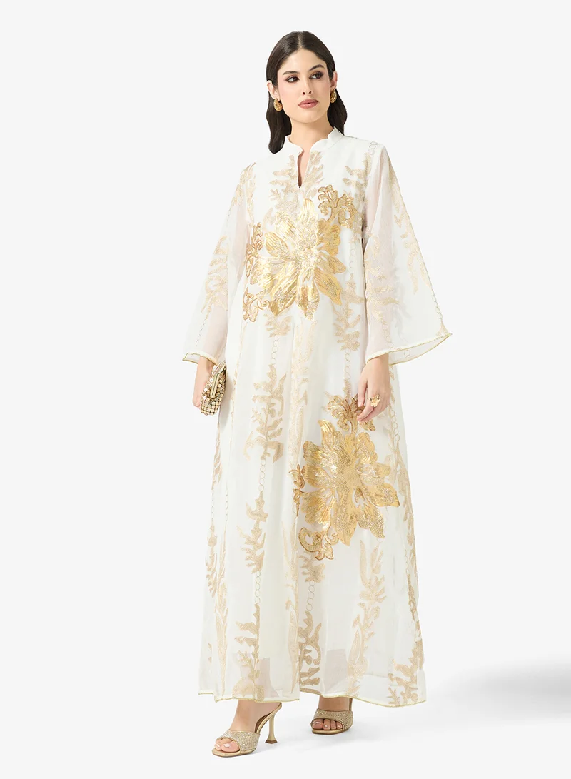 Khizana  Embroidered Jalabiya for Women | Best Price UAE