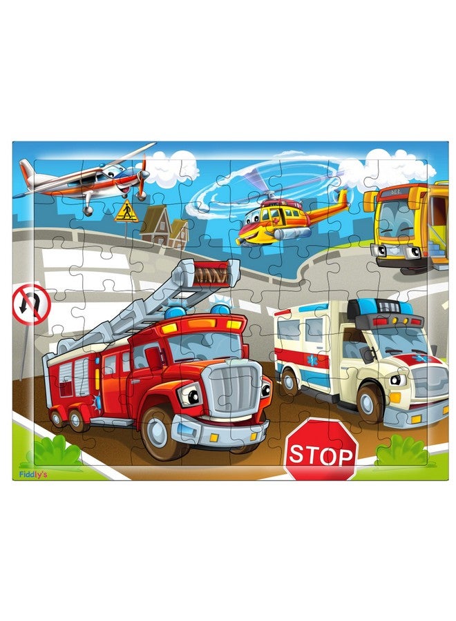 Fiddlys 54 Pcs Wood Jigsaw Puzzles for Kids & Children Age 6+ Animal World and Sea World (Pack of 5) - Image 4