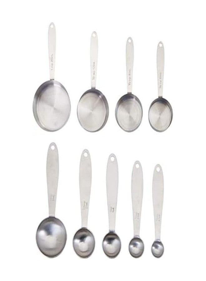 Farberware Pro Stainless Steel Measuring Cup and Spoon Set, 9-Piece - Image 1