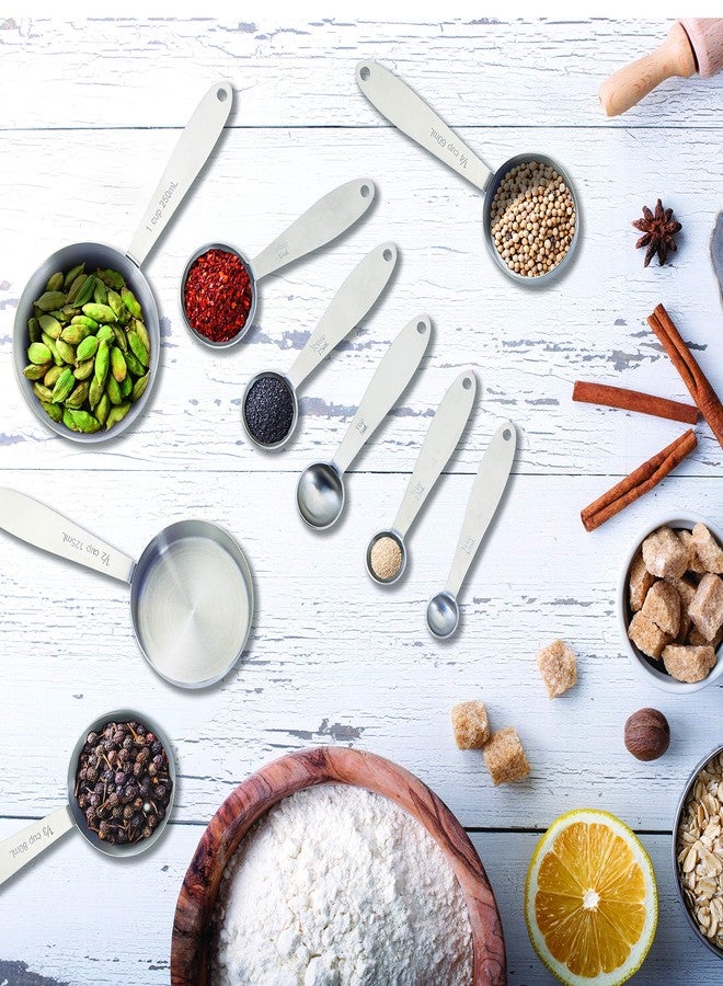 Farberware Pro Stainless Steel Measuring Cup and Spoon Set, 9-Piece - Image 5