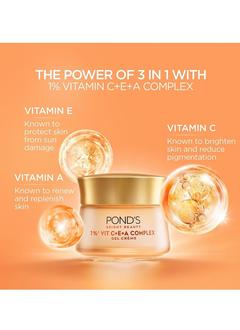 Pond's - POND'S Bright Beauty 1% Vit C+E+A Gel Crème 50g - Image 1