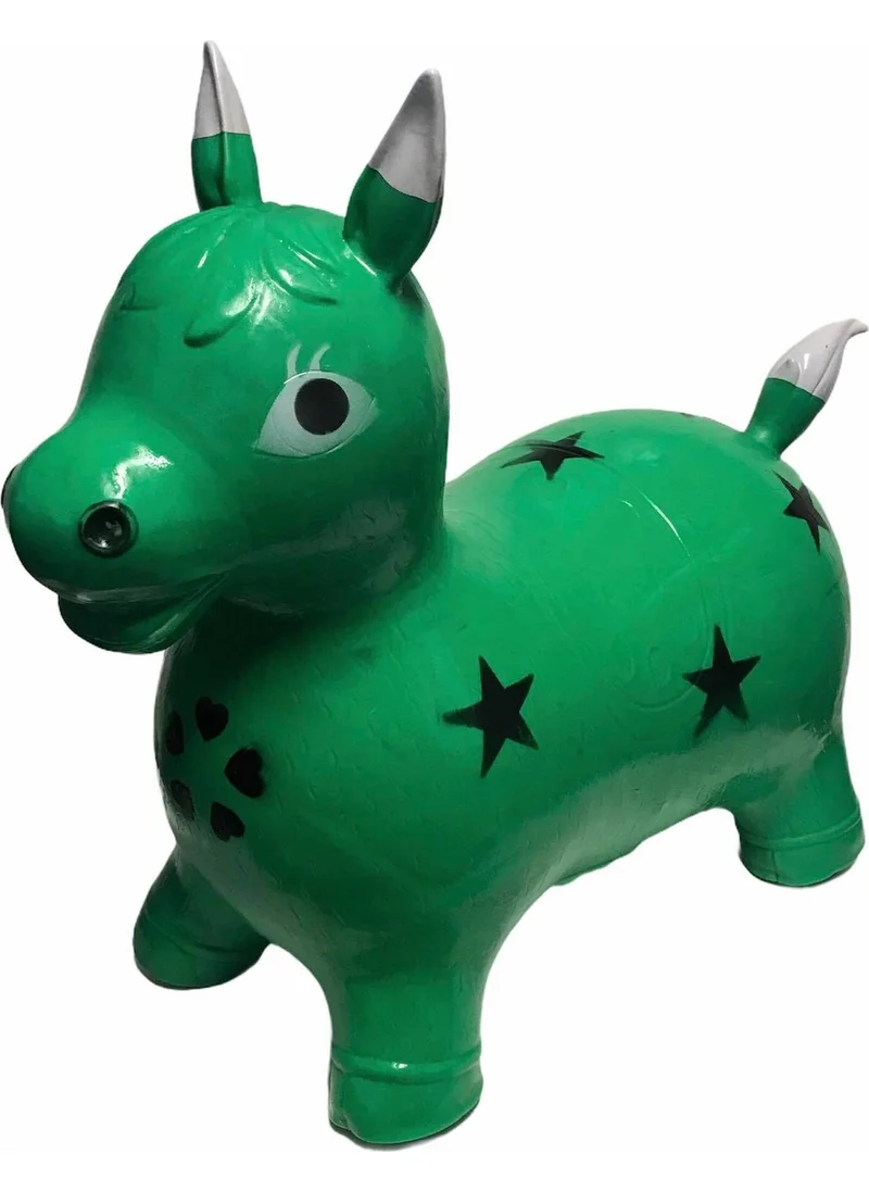 Asımoğlu Asimoglu Inflatable Jumping Green Donkey Plates Donkey