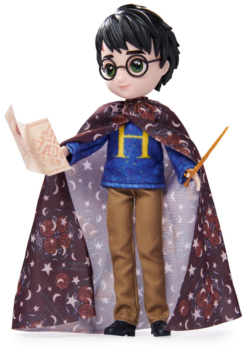 Wizarding World Harry Potter, 8-inch Harry Potter Doll Gift Set with Invisibility Cloak and 5 Doll Accessories, Kids Toys for Ages 6 and up - Image 4