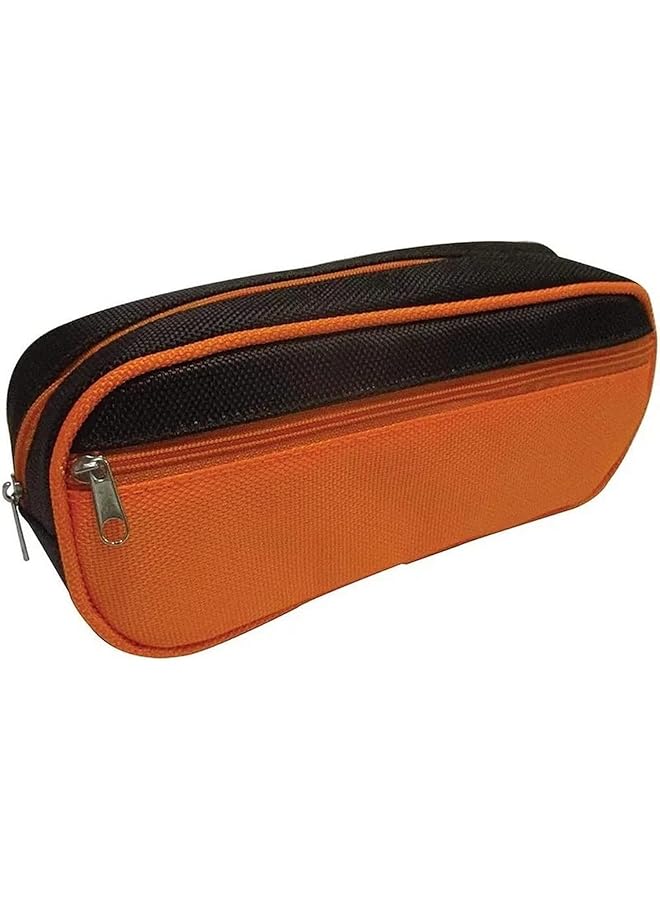 FIS Fspc14 Pencil Case 21 X 8.5 X 5 Cm Size Orange Brown