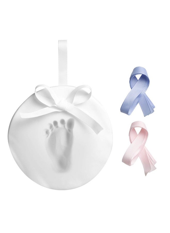 pearhead Babyprints Handprint Or Footprint Keepsake, Nursery Decor, Baby'S First Christmas Holiday Ornament, Diy Clay Keepsake Kit, Gift For New And Expecting Parents, For Baby Girl Or Baby Boy  - Image 1