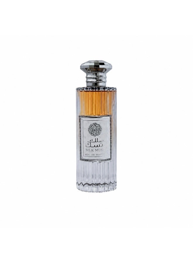Wadi Al Khaleej Silk Musk Perfume, a calm and soft scent for women, Eau de Parfum, 100ml - Image 1