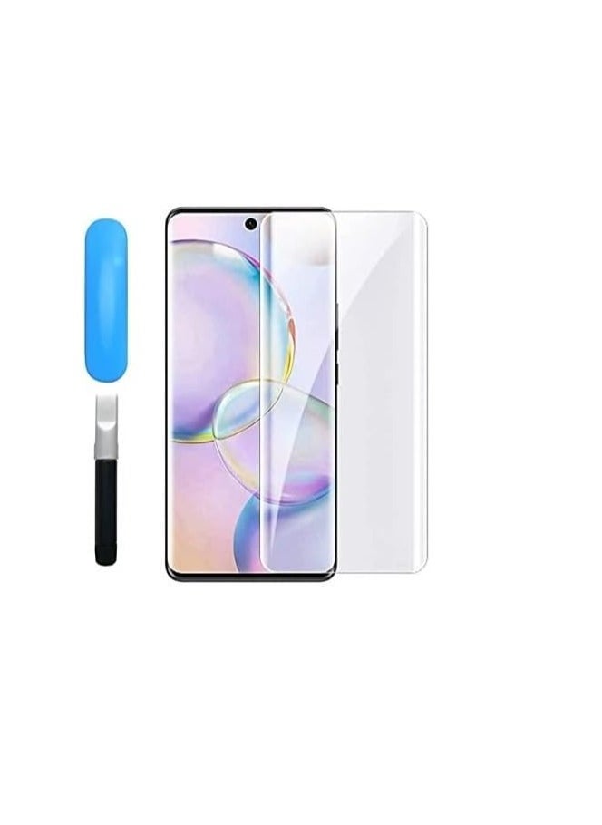 Generic Full Glass Screen Protector For Honor 50  / Huawei Nova 9 Nano UV  2 pack Tempered Glass Full Glue Cover Screen Protector For Honor 50 5G / Huawei Nova 9 Nano Screen Glass Film  - Image 2