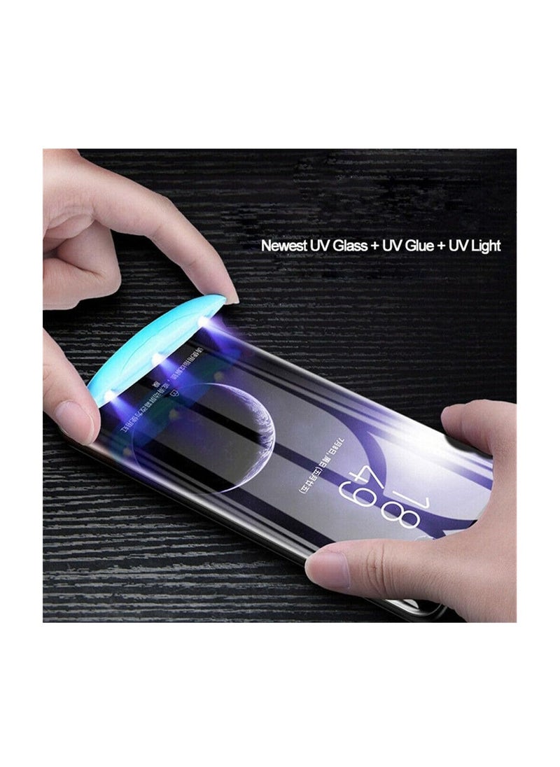 Generic Full Glass Screen Protector For Honor 50  / Huawei Nova 9 Nano UV  2 pack Tempered Glass Full Glue Cover Screen Protector For Honor 50 5G / Huawei Nova 9 Nano Screen Glass Film  - Image 3