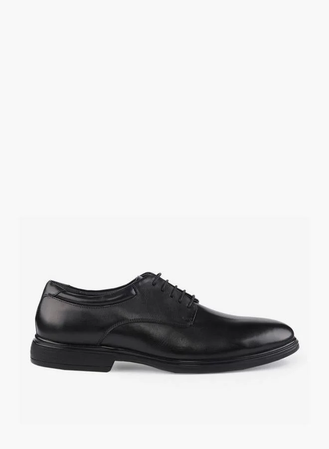 Le Confort Men Leather Lace-Up Derby Shoes