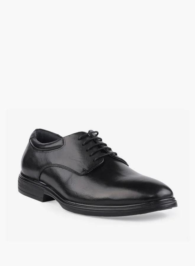 Le Confort Men Leather Lace-Up Derby Shoes