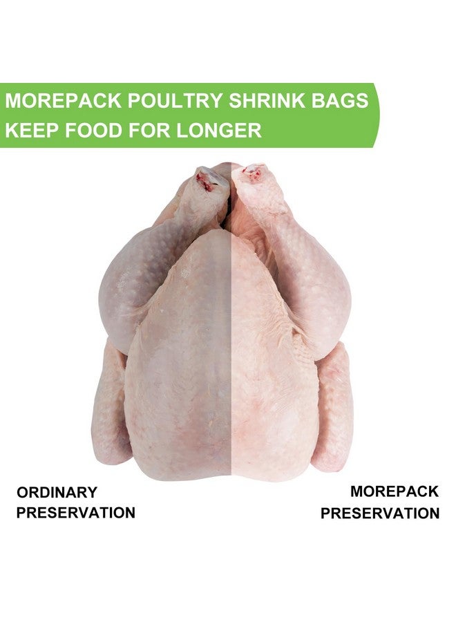 Morepack Poultry Shrink Wrap Bags,10x16 Inches 30 Pcs Clear Poultry Heat Shrink Bags Freezer With Zip Ties, Silicone Straw for Chickens, Rabbits - Image 5