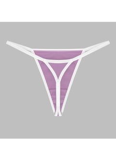 Yohannes Club Women, 3-Piece String Set, (Brazilian, T-Thong and Thong String Set), Pink, Black, Lilac  - Image 3
