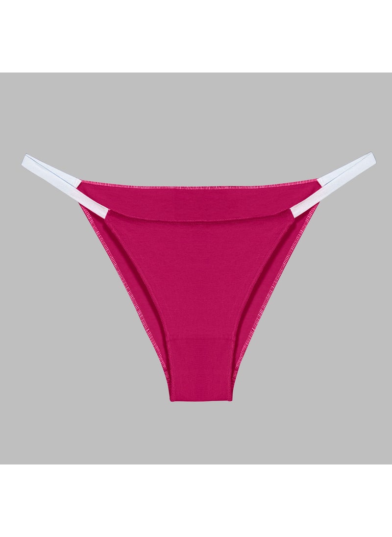 Yohannes Club - Women, 3-Piece String Set, (Brazilian, T-Thong and Thong String Set), Pink, Black, Lilac - Image 1