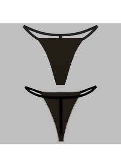 Yohannes Club Women, 3-Piece String Set, (Brazilian, T-Thong and Thong String Set), Pink, Black, Lilac  - Image 5