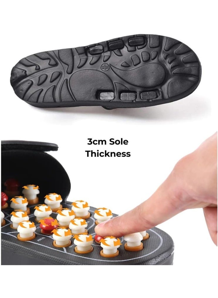 Loquat Massage Slippers Shoes,Acupressure Women  Mens Slippers, Foot Acupressure Pebbles, Massage Slippers for Womens and Mens, Wear for Pain Relief  Better Health - Image 5