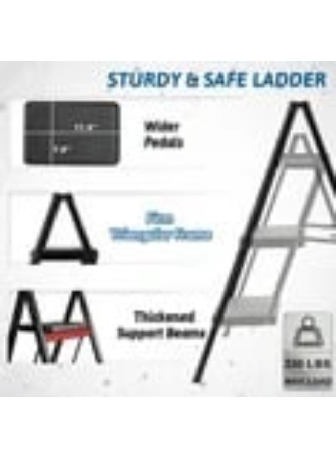 Lightweight, foldable 5-step ladder – suitable for home and commercial use, quick folding and convenient storage - Image 4