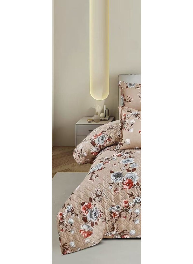 مينجلي طقم لحاف نفرين مضغوط مشجر 6 قطع مقاس230 * 250  سم - Image 2