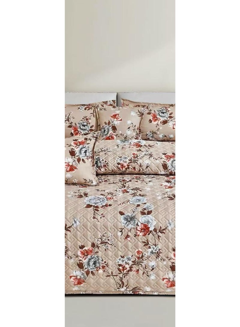 مينجلي طقم لحاف نفرين مضغوط مشجر 6 قطع مقاس230 * 250  سم - Image 3