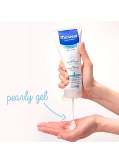 Mustela Mustela 2 in 1 Cleansing Gel, Baby Shampoo and Body Wash, Tear-Free, with Natural Avocado Perseose, 2-Pack  - Image 4