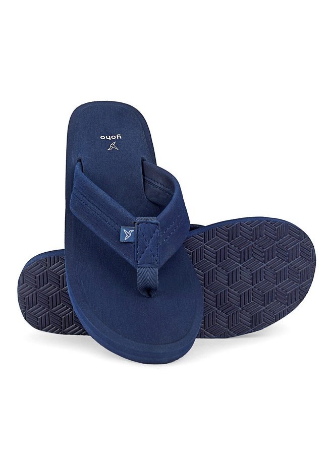 YOHO YOHO Men Blue soft slippers | comfortable and stylish flip flop slippers for Men in exciting colors | Daily Use| Lightweight | Anti Skid Chappal | Bubbles Size- 11  - Image 4
