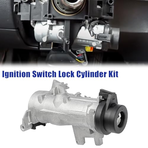 TXROMTZ Ignition Lock Cylinder Compatible with Volkswagen Jetta 2.5 GTI MK5 Rabbit Golf EOS Tiguan Audi A3 R8 Ignition Starter Switch W/Intelligent Key Shell Replace 1K0905851B Starter Switch Lock Cylinder - Image 2