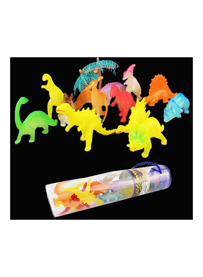 NIBEMINENT 12-Piece Luminous Dinosaurs Figure Set - Image 3