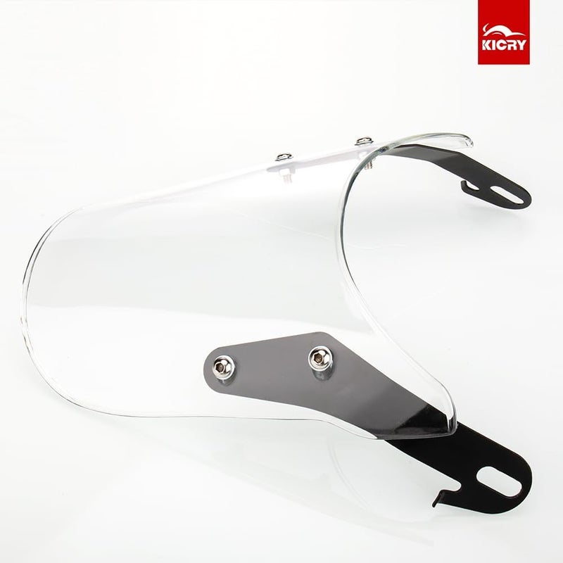 KICRY Motorcycle Headlight Windshield Universal Wind Deflector - Image 3